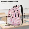 thumbnail image 6 of Bulopur Cherry Blosoom Kids School Bag Set 4 Pcs Breathable Axolotl Kids School Backpack with Lunch Box, Pencil Case and Water Bottle Cover for Young Girls, 6 of 7