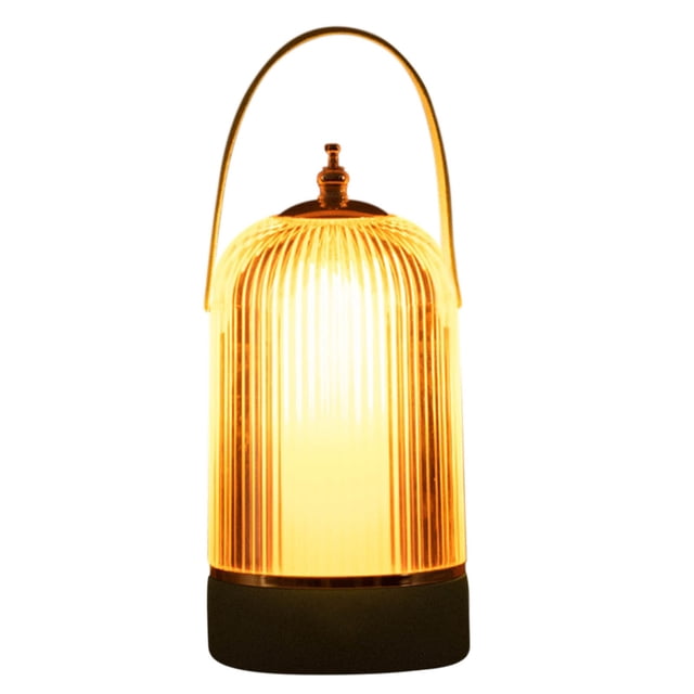 Small Table Lamp, Portable Wireless Birdcage Table Lamp Dimmable Decorative Atmosphere Rechargeable Table Lamp Touching Control Night Light