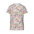thumbnail image 4 of Wukai Passport Stamp Youth Unisex Short Sleeve T-Shirt for Boys, Girls, Teens, and Kids-Large, 4 of 7