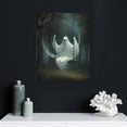 thumbnail image 4 of JEUXUS Vintage Ghost Wall Art Dark Academia Canvas Art Vintage Halloween Poster Forest Ghost Prints Ghost Painting Cute Ghost Pictures For Walls Gothic Artwork Spooky Pictures Wall Decor, 4 of 4