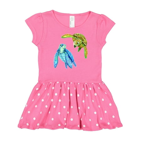 

Inktastic Sea Turtles Swimming Together Gift Baby Girl Dress