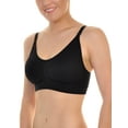 thumbnail image 2 of Angelina Women's Seamless U-Back Bralette with Adjustable Straps (6-Pack), 2 of 7