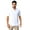 White, variant on Men’s Polo Shirt Polo Collar and Performance Easy Care Short Sleeve Solid Shirt Color Black, S