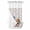 Pink Blue Light Gray, variant on No Hook Birds Floral Shower Curtain with Snap in Liner Set, Farmhouse Country Pink Flower Leaf Wood Grain Waterproof Bathroom Curtains with See Through Top Window, Hotel Style Small 36 x 78 Inch