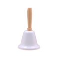 thumbnail image 1 of Campana de mano navideña con mango de madera, cascabeles de Papá Noel para bodas, Servicio Escolar, restaurante de juegos, 1 of 4