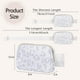 thumbnail image 4 of Riñonera VOROLO Leopardo Blanco con Correa Ajustable para Mujeres y Hombres, 4 of 7