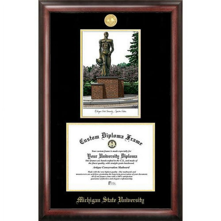 University of Alabama Tuscaloosa diploma frame UAT campus picture top degree certificate framing graduation gift plaque holder alumni graduate