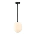 thumbnail image 2 of D324M-8P-MB Designers Fountain Noor - 1 Light Pendant-12.75 Inch Tall and 8.5 Inch Wide-Matte Black Finish, 2 of 8