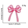 thumbnail image 2 of Hot6sl Bow Embroidery Cloth Sticker, 2 of 5