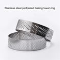 thumbnail image 3 of Stainless Steel Tart Mold Ring Tartlet Cake Mousse Molds 8cm, 3 of 5