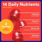 SmartyPants Kids & Toddler Multivitamin Gummies, Wellness Supplement for Kids, Vitamin C, B12, 60 ct