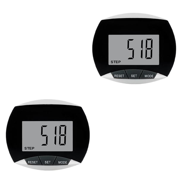 Soidarity LCD podómetro contador de pasos con Clip de cinturón ajuste de distancia deportes Fitness caminar caminar calculadora regalo Type3 NO3 Soidarity CBP360614
