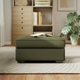 thumbnail image 3 of Roundhill Furniture Marvella Living Room Ottoman with Mosswood Chenille Upholstery, 3 of 7