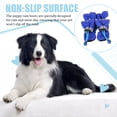 thumbnail image 3 of Billuyoard 4 Uds. De zapatos para mascotas, botas de lluvia impermeables para perros grandes, para el cuidado de las patas de cachorros, calcetines Type3 NO3 Billuyoard PT003800-07B, 3 of 6