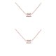 thumbnail image 1 of Qarigey Doce signos del zodiaco símbolo único collar del zodiaco colgante oro rosa Acuario Acuario 2piezas, 1 of 6