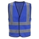 thumbnail image 1 of Chaleco de seguridad AYKRM azul reflectante pequeño, 1 of 6