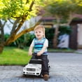 thumbnail image 3 of Gymax 2 in 1 Kid Riding Travel Suitcase Licensed Mercedes Benz Ride on Car Toy White, 3 of 10