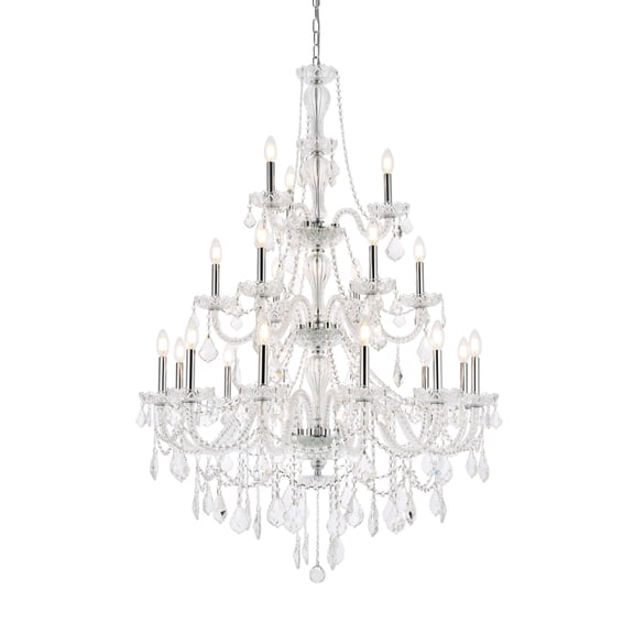 Giselle 21 light Chrome Chandelier - V7890G38C/RC