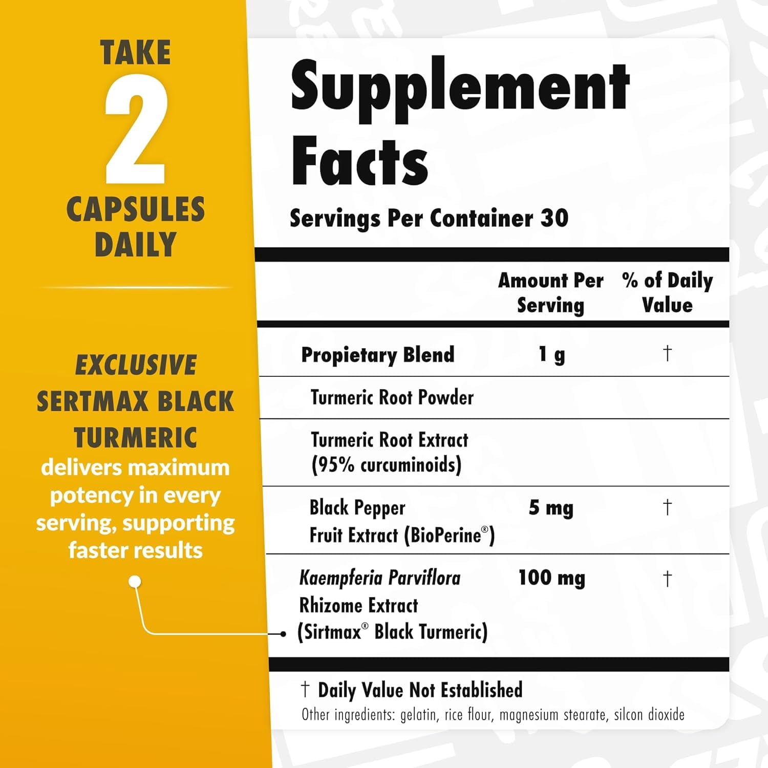 Sculpt Nation Turmeric Curcumin with Black Pepper and Patented Ingredients Supplement Joint Health Support 2-Pack 60 Count Capsules