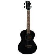 LUNA UKE VMT BKS Uke Vintage Mahogany Tenor Ukelele Guitar - Open Pore Black Satin Finish