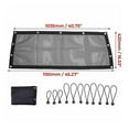 thumbnail image 6 of 115*104*42cm Window Net UTV Soft Rear Window Mesh Net Shade Net For RZR, 6 of 11