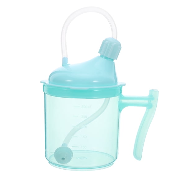DEEPCRAFF Lightweight Spill Proof Drinking Cup with Straw for Elderly Adults and Maternity Care
