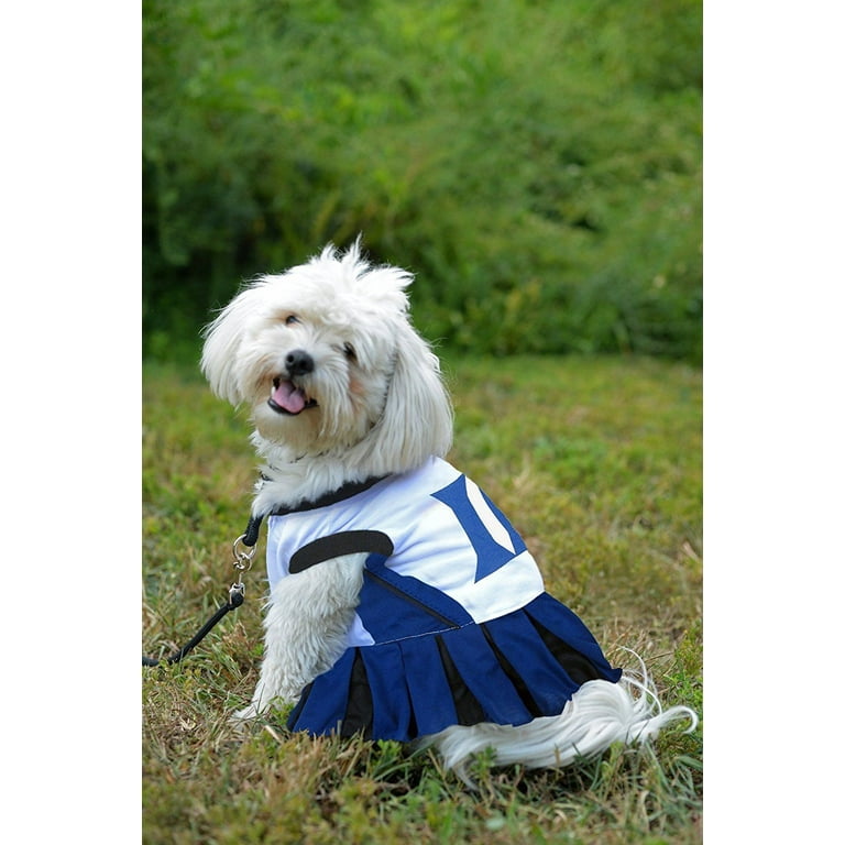 Pets First College Duke Blue Devils Cheerleader 3 Sizes Pet Dress Available. Licensed Dog Outfit Walmart