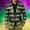 Red, variant on KeShDi Sequin Blazer Suit Jacket Men's Corduroy Print Ceremonial Dress Pocket Button Party Coat Multicolor L