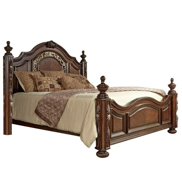95 Brown Vintage King Bed Rails Com 95 Brown Vintage King Bed Rails, Vintage King Size Bed Frame