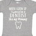 thumbnail image 4 of Inktastic Future Dentist Like Mommy Boys or Girls Baby Bodysuit, 4 of 5
