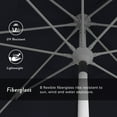 thumbnail image 3 of California Umbrella 11 ft. Fiberglass Double Vent Sunbrella Tilt Market Umbrella, 3 of 5