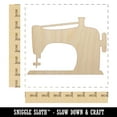 thumbnail image 2 of Sewing Machine Silhouette Wood Shape Unfinished Piece Cutout Craft DIY Projects - 6.25 Inch Size - 1/8 Inch Thick, 2 of 7