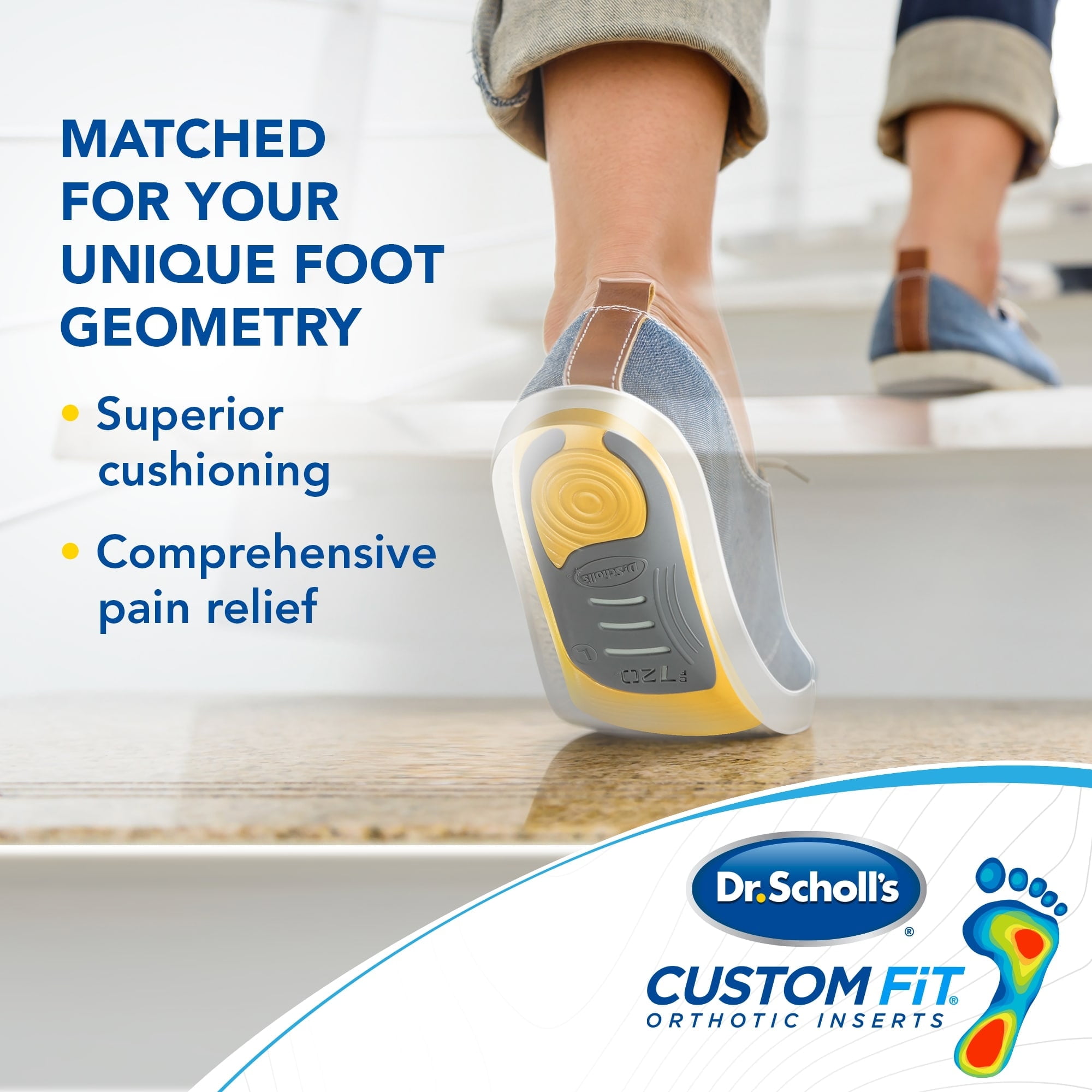 dr scholl's custom fit orthotic inserts cf 230