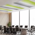 thumbnail image 5 of Fluorescent Light Covers 1 Pack 4x2 ft Ombre Green Ceiling Light Covers Green Grey Light Filters for Classroom, Office & Home, Drop Ceiling Light Covers, 5 of 8