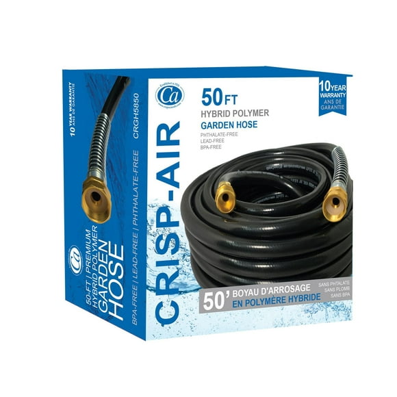 Tuyau d’arrosage toute saison de première qualité 5/8 po x 50 pi Crisp-Air