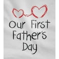 thumbnail image 5 of Tstars Mens Gifts for Dad Father's Day Shirts Our First Father's Day Great Gift Idea for a New Dad and Baby Cool Best Gift for Dad T Shirt, 5 of 7