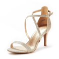 thumbnail image 1 of Sandalia DREAM PAIRS Dolce Dorado con Brillo y Tacón de Aguja 7, 1 of 7