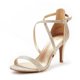 thumbnail image 1 of Sandalia DREAM PAIRS Dolce Dorado con Brillo y Tacón de Aguja 7, 1 of 7