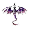 thumbnail image 5 of Xinyolin Vintage Oil-dripping Flying Dragon Brooch Rhinestone Cartoon Enamel Animal Shape Men Women Clothing Hat Bag Lapel Pin Fashion Jewelry Gift, 5 of 8