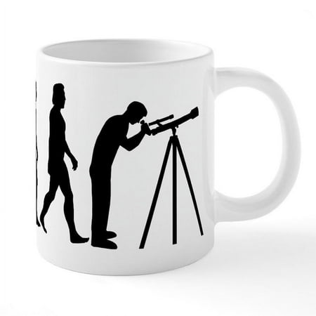 

CafePress - Evolution Telescope - 20 Oz White Ceramic Mega Mug