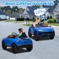 thumbnail image 6 of iYofe 12V Lamborghini Ride on Cars with Remote Control, Powered Ride on Toys with Music, USB/AUX Ports, LED Lights, 3 Speeds, 4 Wheels Electric Cars for Kids Toddlers Ages 3-5, Blue, 6 of 9