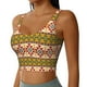 thumbnail image 2 of Fotbe Aztec Sujetador Deportivo Largo sin Aros para Mujer con Almohadillas y Soporte Medio, Transpirable y Absorbente, Camiseta Tipo Chaleco o Tank Top-Small, 2 of 8