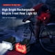 thumbnail image 3 of Kits de luces traseras delanteras de advertencia de bicicleta LED impermeables recargables USB-C Tmvgtek 6xy8xq3bj2fn8fz2, 3 of 9