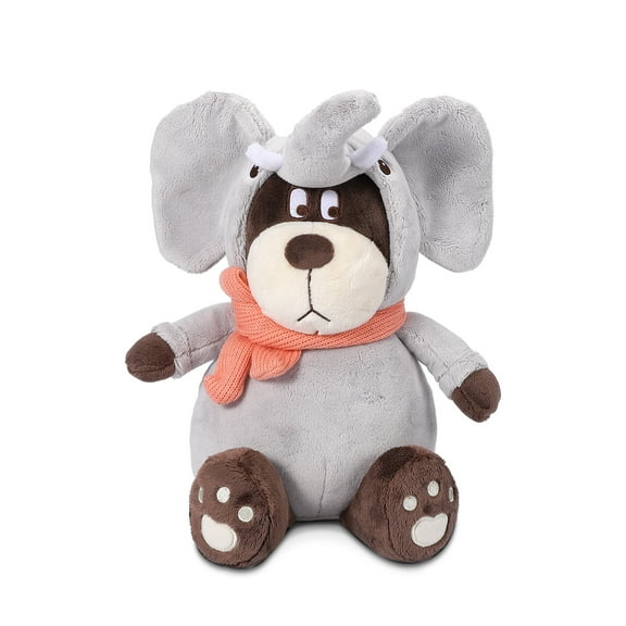 Juiluna 14.7" Plush Cute Stuffed Animal Bear, Soft Stuffed Bear with Elephant Shape Birthday Christmas New Year Gifts for Boys Girls