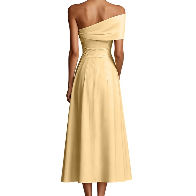 yellow semi formal dresses Eye-Catching making it a perfect choice for those who want to stand out from the crowd Yellow Formal Dresses | Mini,