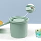 thumbnail image 3 of Molde hueco para cubitos de hielo de silicona Cateissary 2 piezas Verde, 3 of 6
