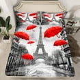 thumbnail image 2 of Erosebridal Purple Soccer Helmet Bed Sheets Set Twin Size, Football Game Bed Sheets Twin, Sports Theme Decor, 2 of 7