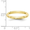 thumbnail image 4 of Primal Gold 10 Karat Yellow Gold 2.5mm Knife Edge Comfort Fit Band, 4 of 6