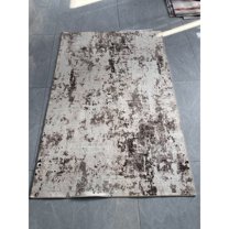 Yesfashion Carpets Area Rugs Washable Velvet (Total 1200Gsm) Pearl Velvet Cotton Tpr Washed Folding Backing Carpet Xm-Abstract-Xingyun brown 9*12ft