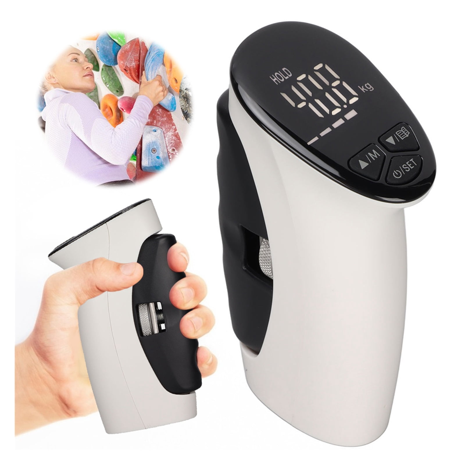 Auto Capturing Smart Hand Dynamometer LED Display Hand Grips Measurement Meter for Injury Recovery ,Ergonomic Design